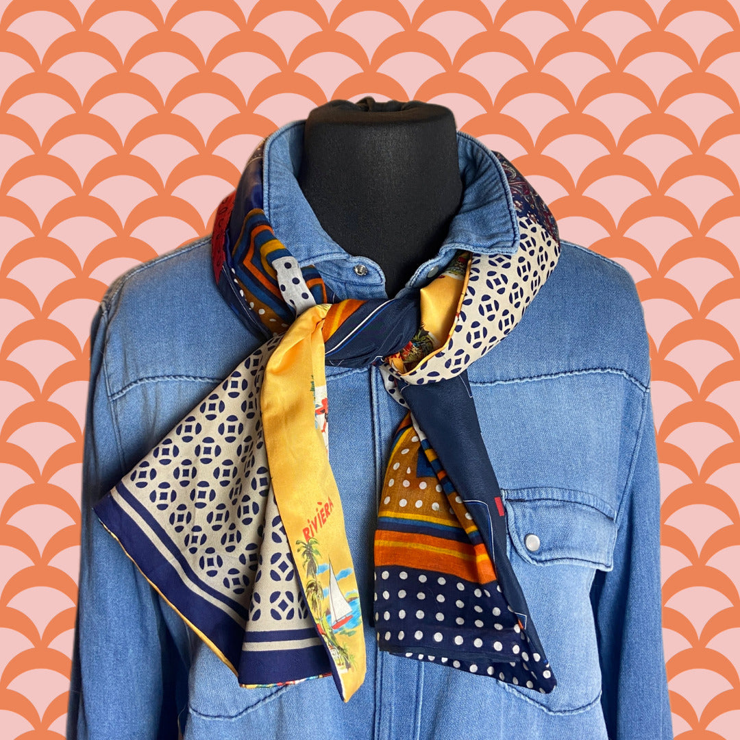 FOULARD RECTANGLE L RUBIS