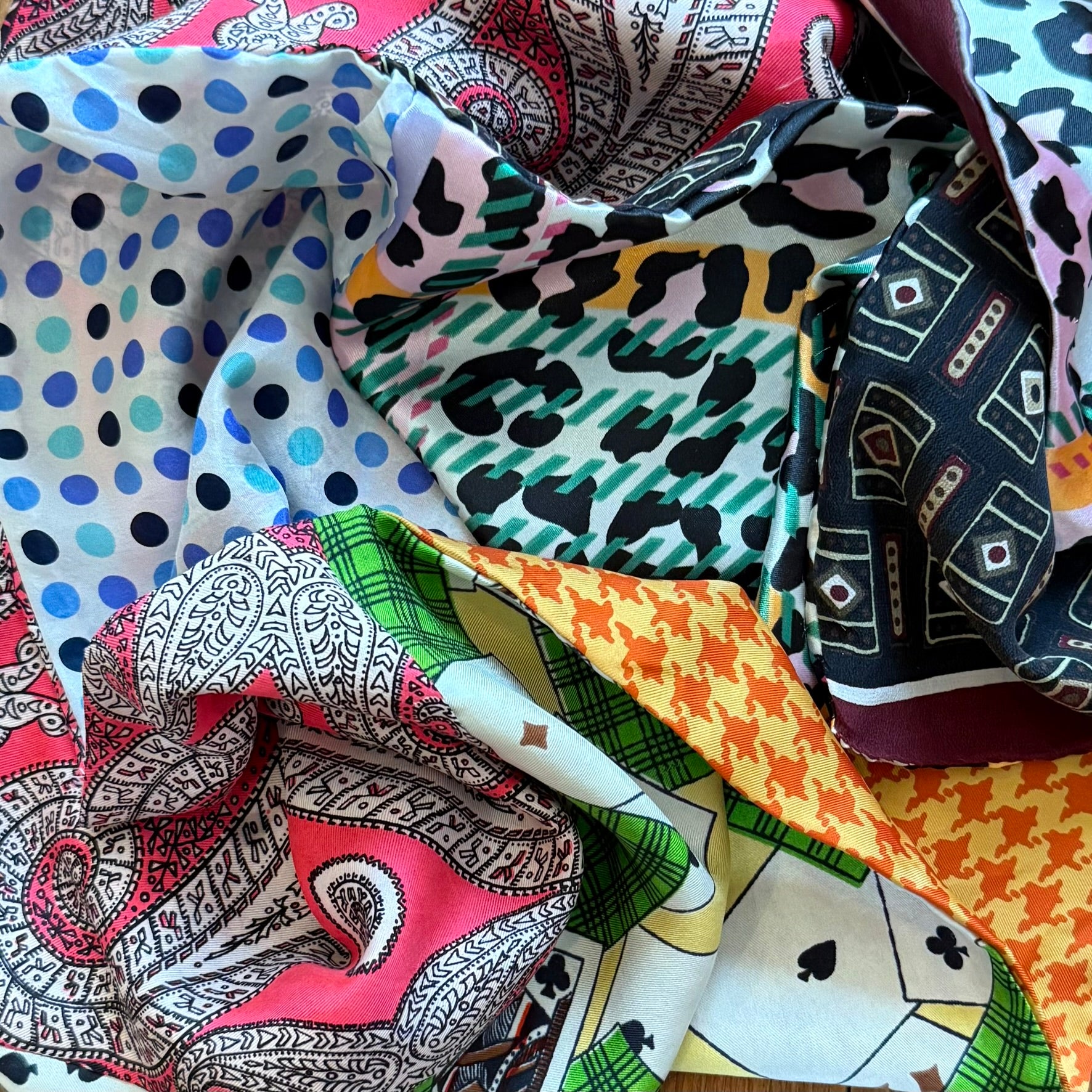 FOULARD RECTANGLE L RENATA - série Léopard