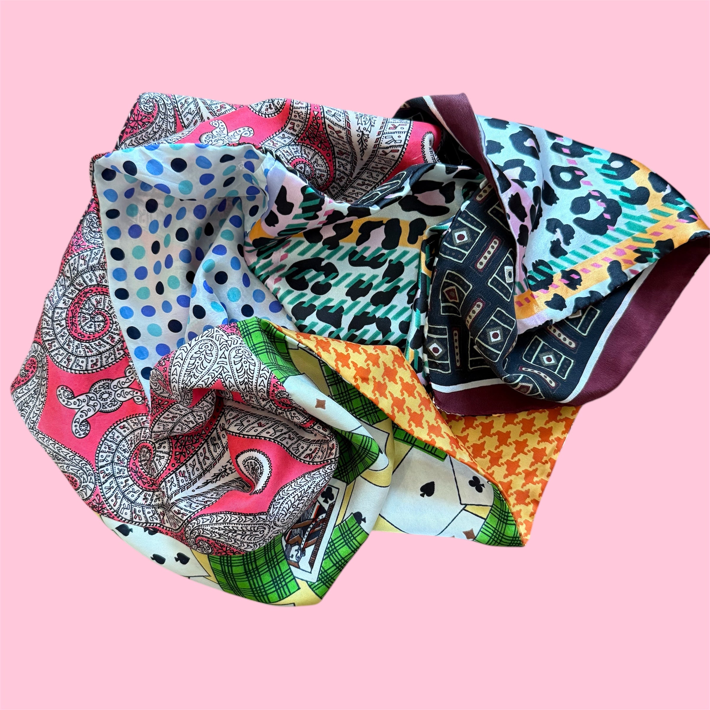 FOULARD RECTANGLE L RENATA - série Léopard