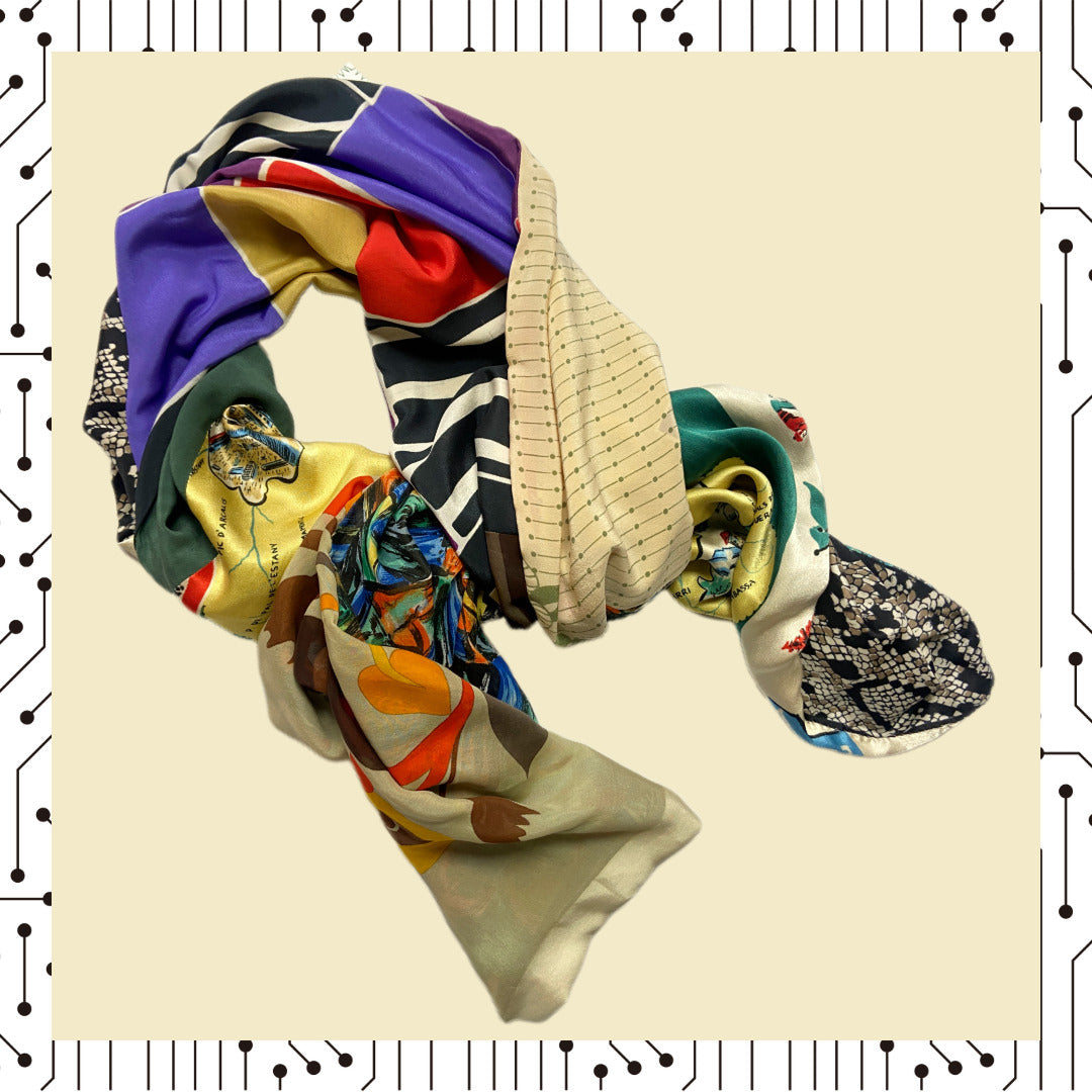 FOULARD RECTANGLE XL DAISY