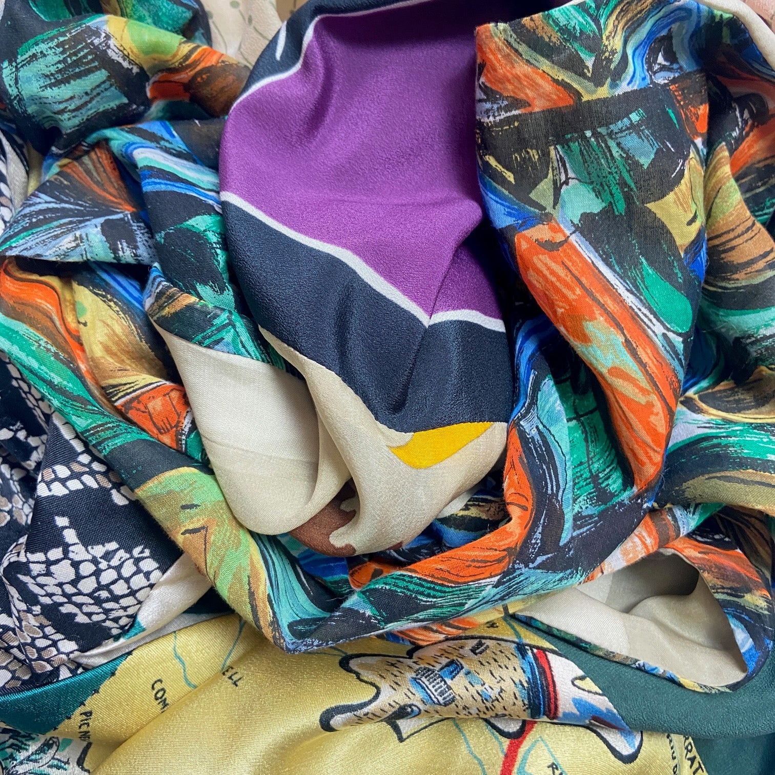 FOULARD RECTANGLE XL DAISY