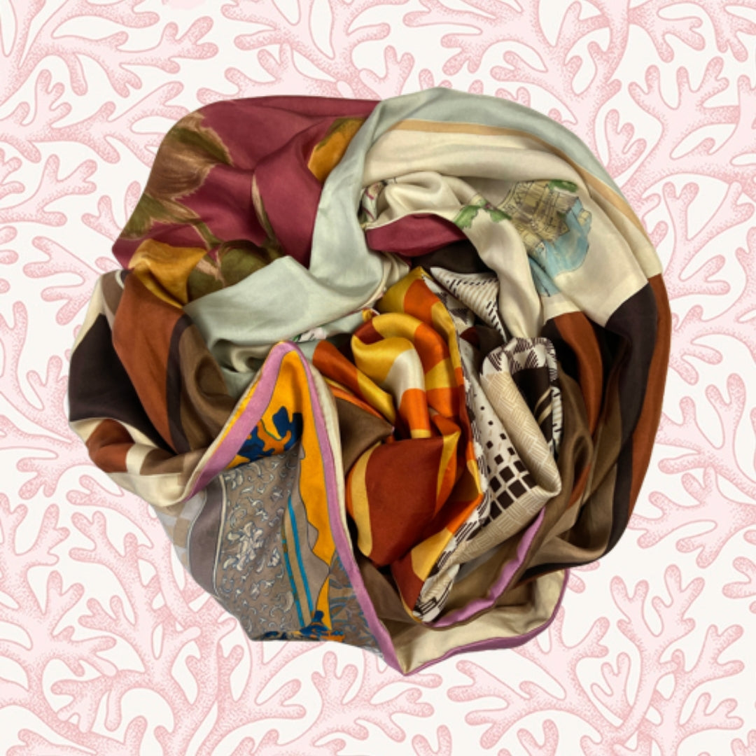 FOULARD RECTANGLE XL AMBRE