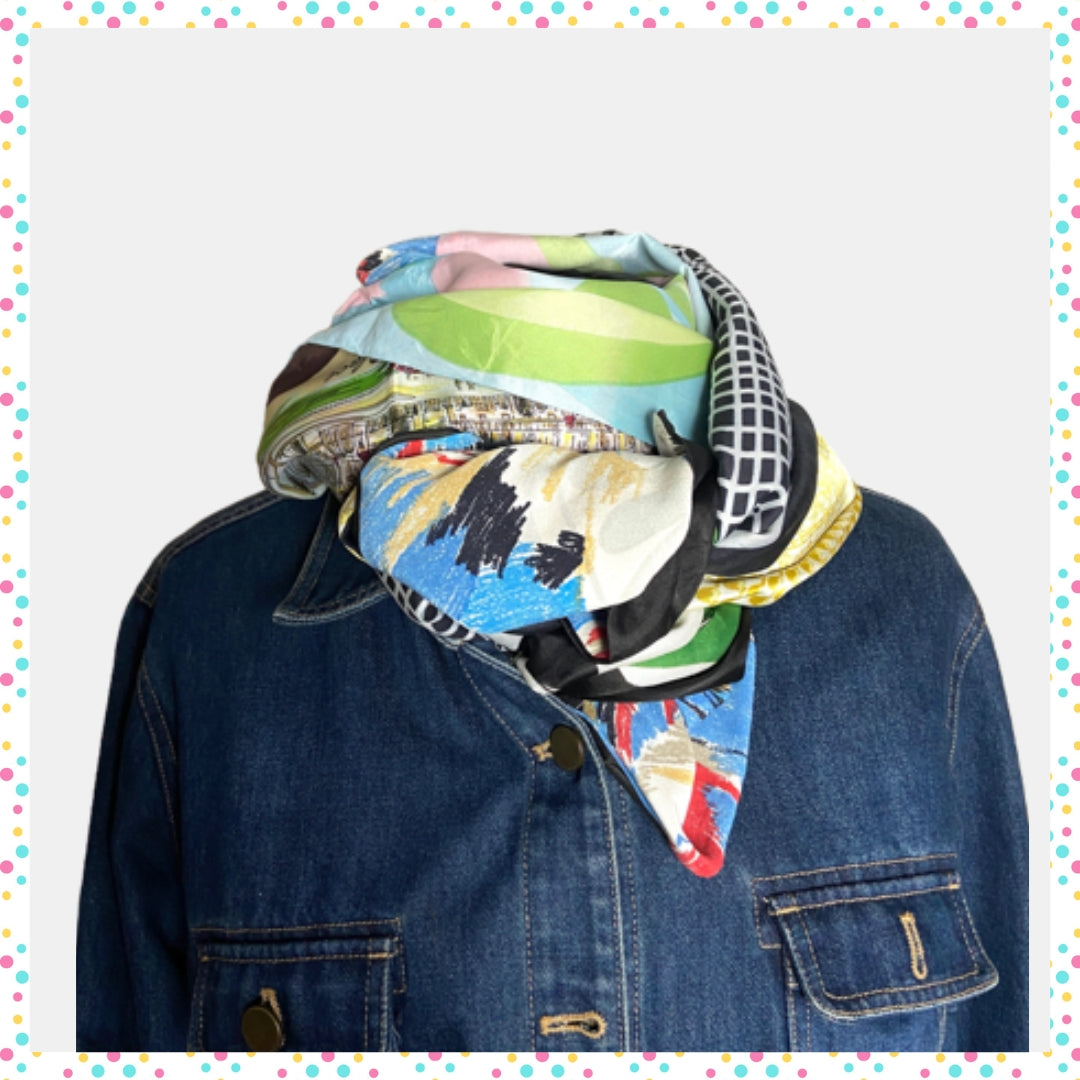 FOULARD RECTANGLE XL FANCHETTE