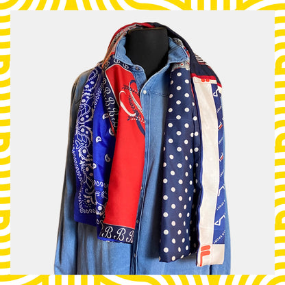 FOULARD RECTANGLE L CLOTILDE