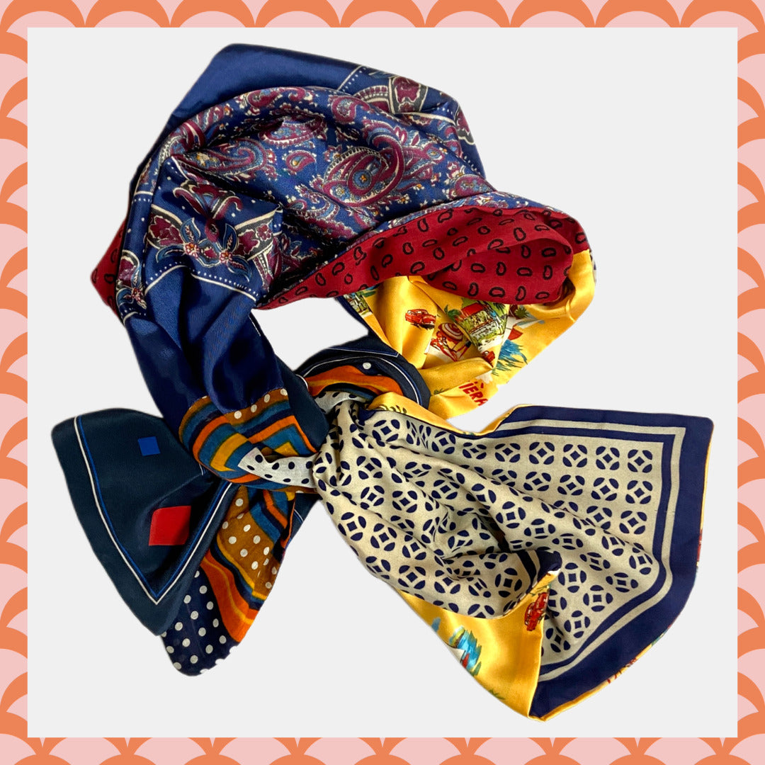 FOULARD RECTANGLE L RUBIS