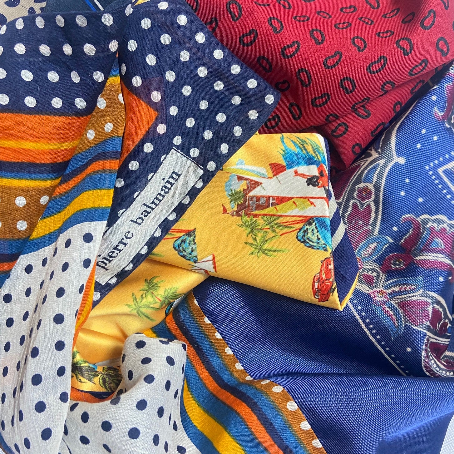 FOULARD RECTANGLE L RUBIS