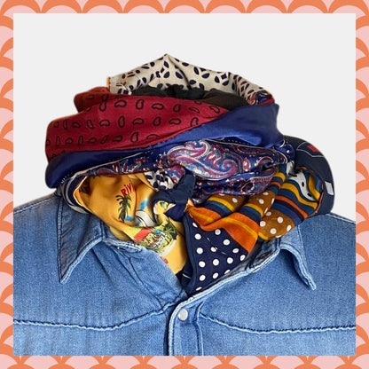 FOULARD RECTANGLE L RUBIS