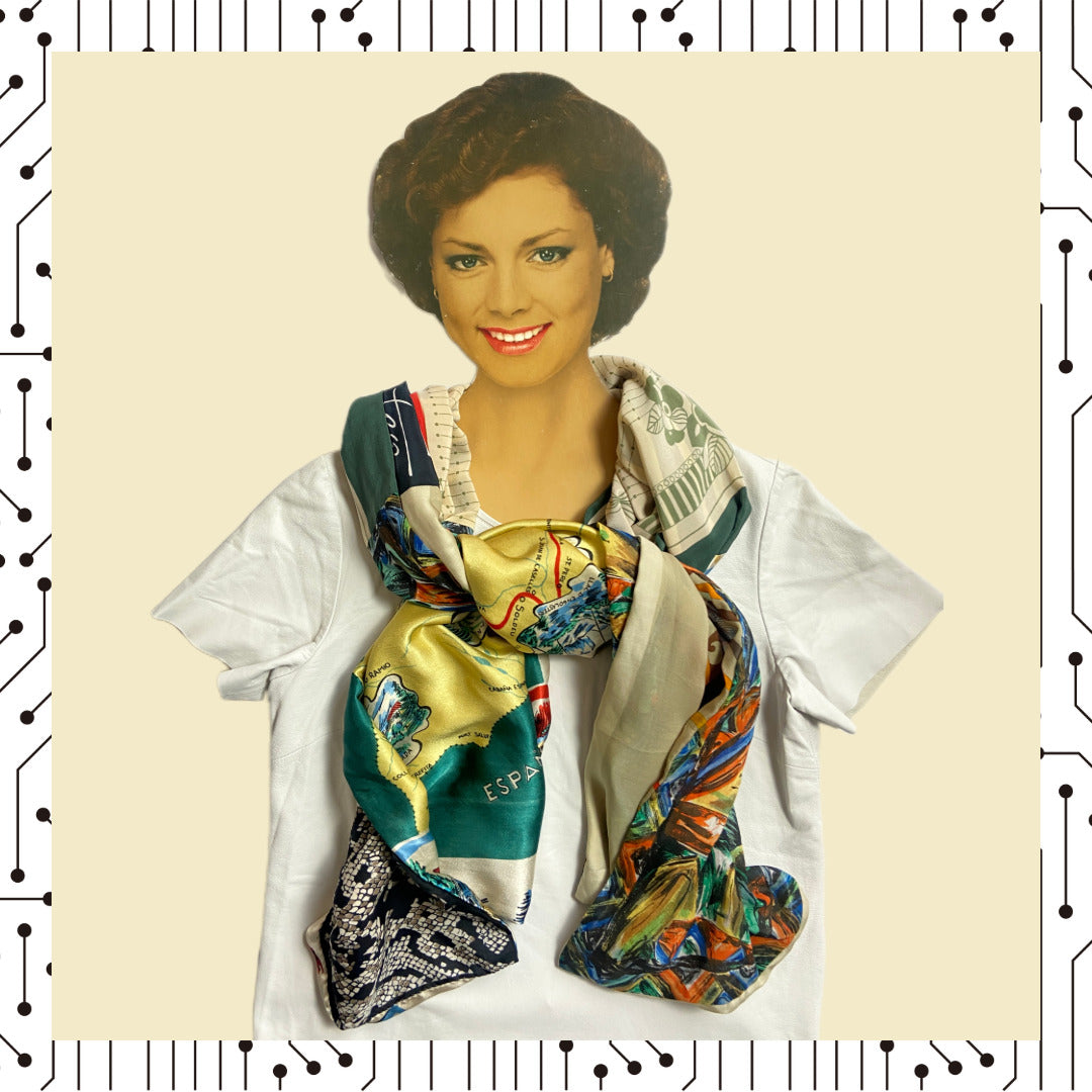 FOULARD RECTANGLE XL DAISY
