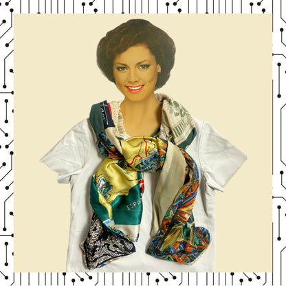 FOULARD RECTANGLE XL DAISY