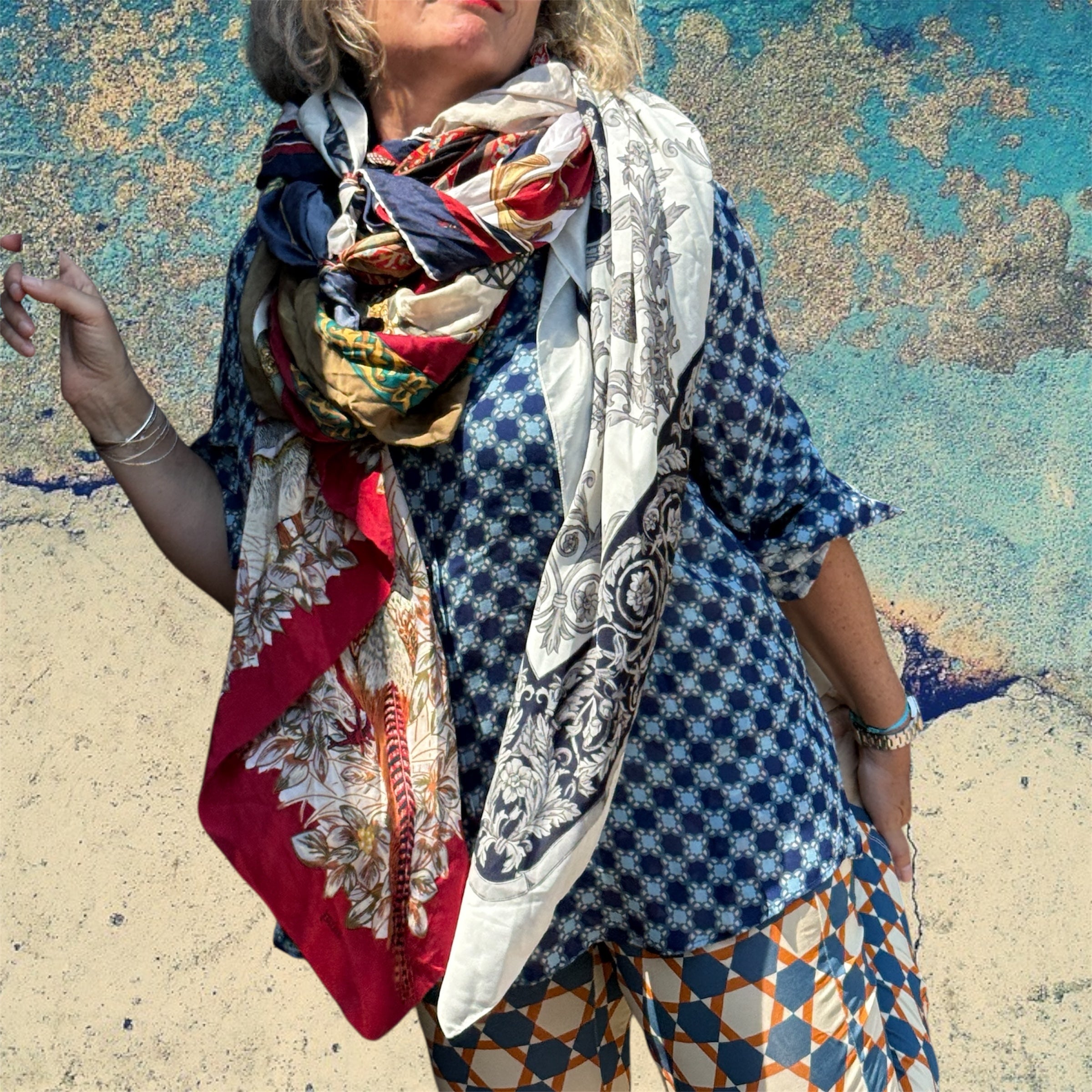 FOULARD RECTANGLE XL AMAYA