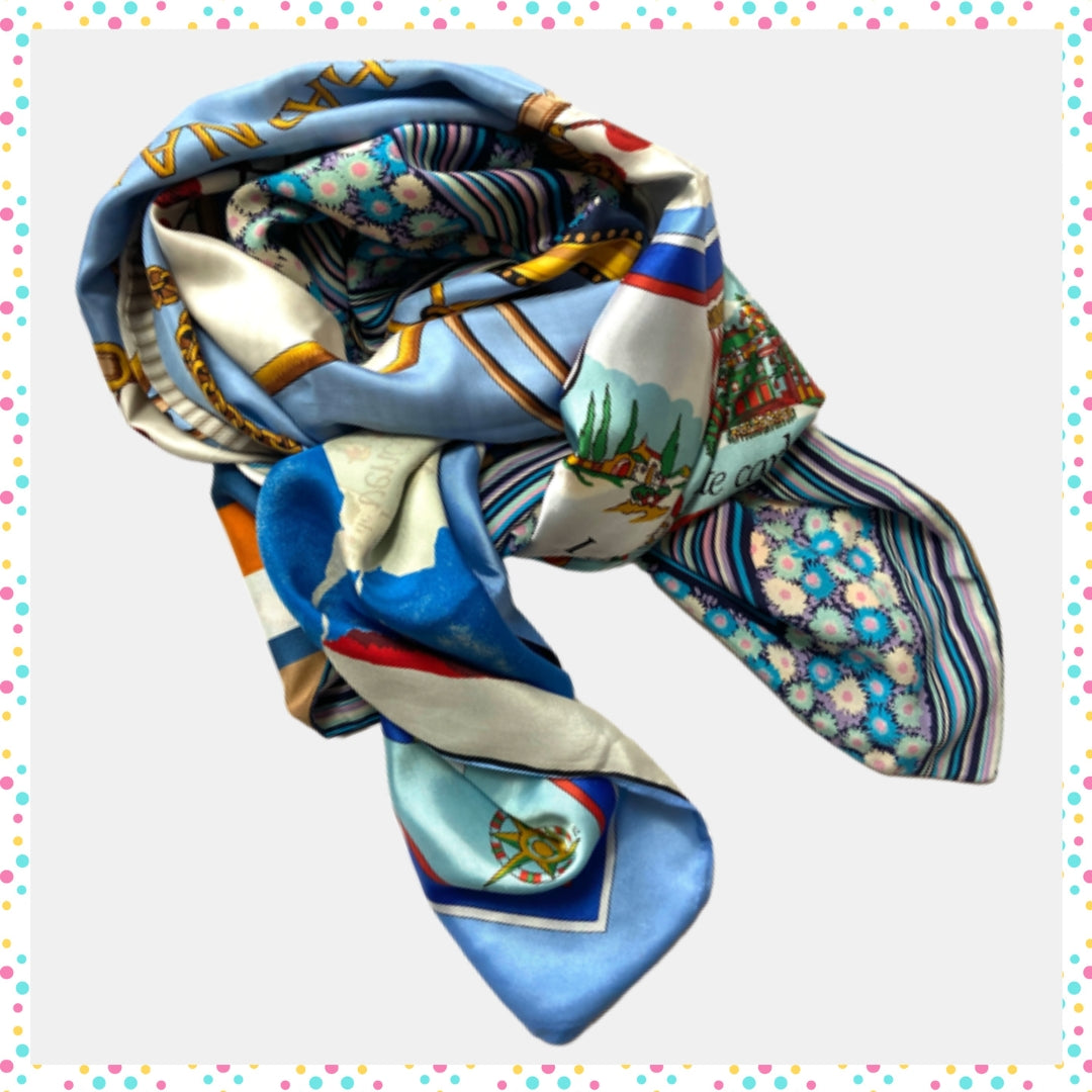 ! NOUVEAU ! FOULARD RECTANGLE XL FRANCES