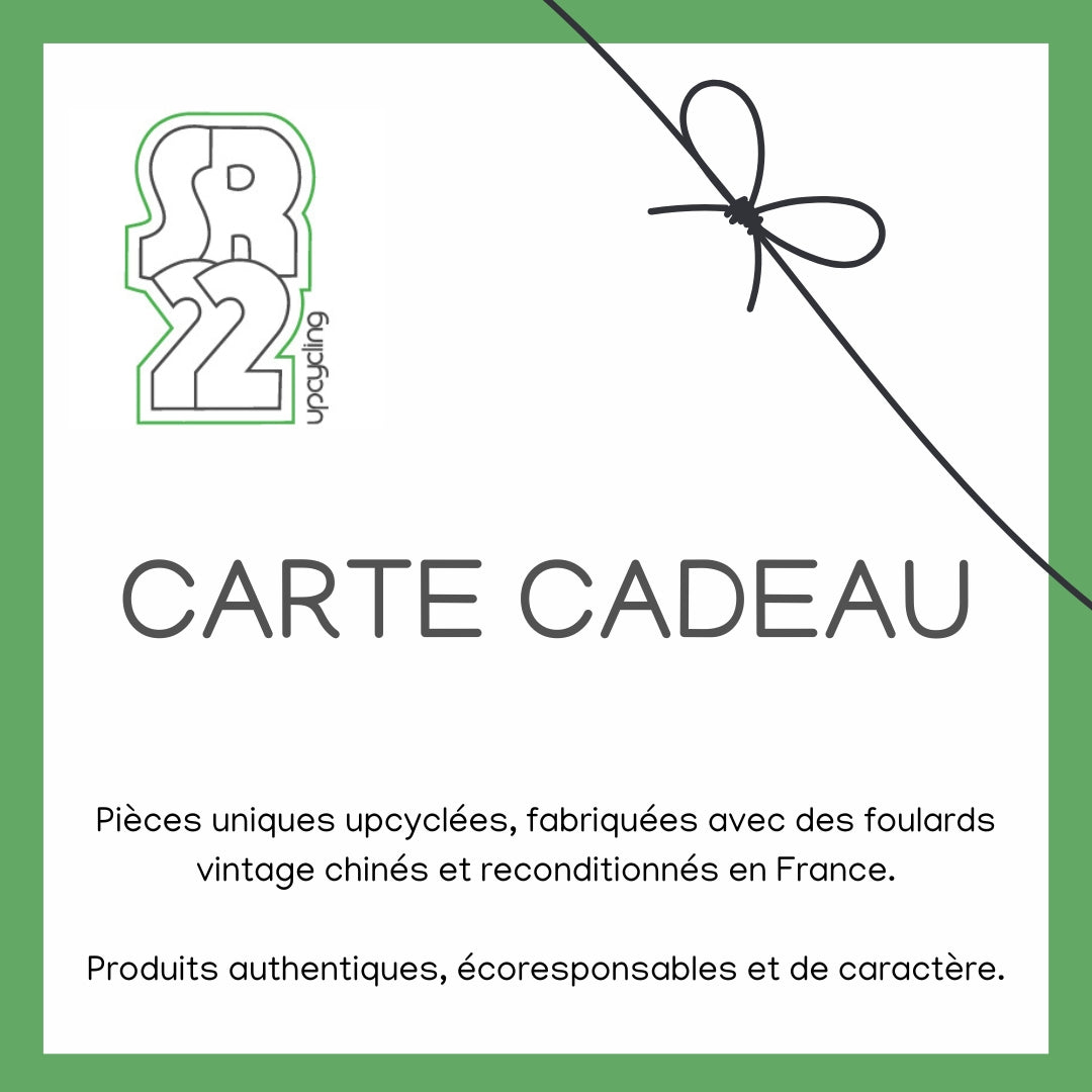 Carte cadeau SR22upcycling